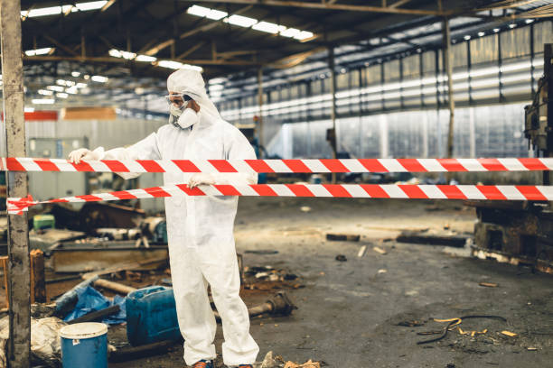 Professional Biohazard technician working in West Bend, WI